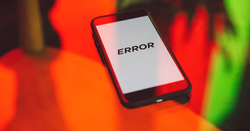 A smartphone displaying an